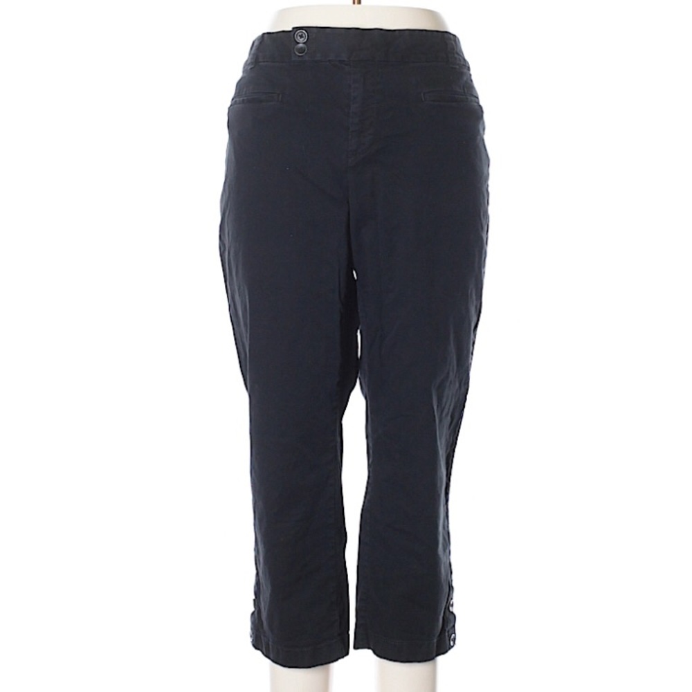 Ann Taylor Loft Black Khakis